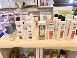 Nioxin’s range of products 